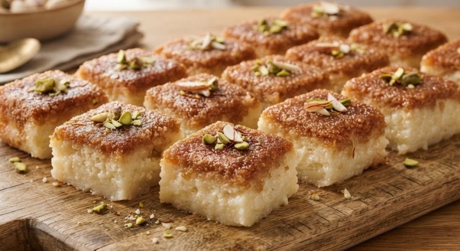 Traditional Milk Cake — alternate view
